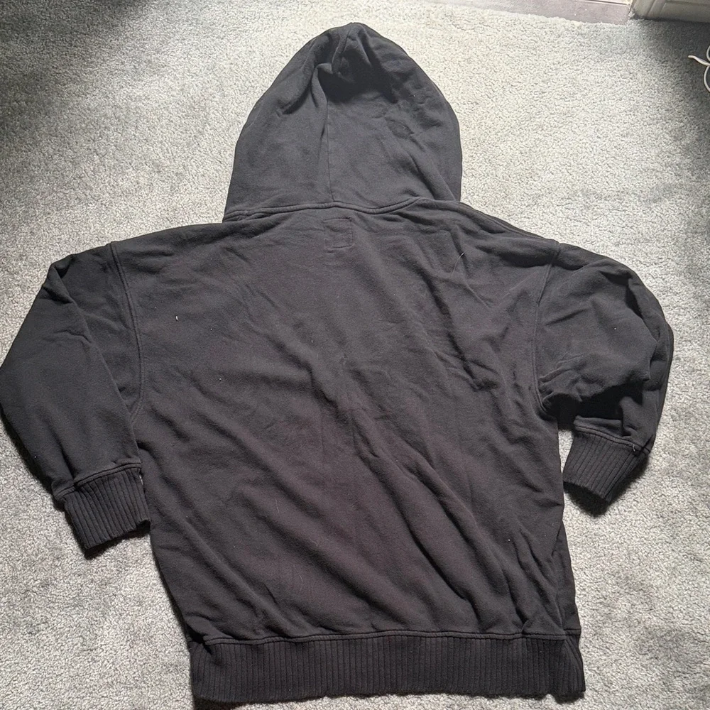 Aerie Black V-Neck Hoodie - Picture 3 of 3